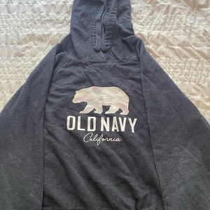 Dark Grey/Black Old Navy California Hoodie